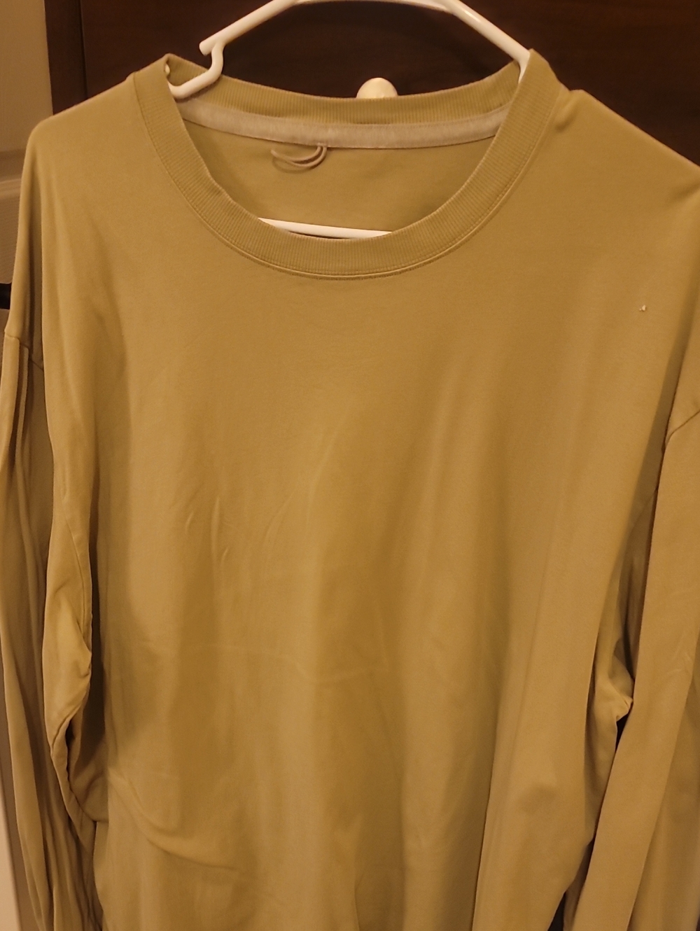 NWOT Mens lululemon athletica Sage Green Long Sleeve Crew Size XL